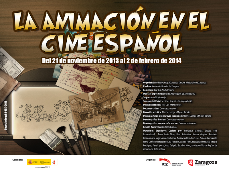 Creación del evento donde se comprendía la exposición de la animación en el cine español